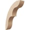 Ekena Millwork 3-inch W x 10-inch D x 14-inch H Ozark Rough Cedar Woodgrain TimberThane Knee Brace, Primed BRCUR03X10X14OZKRCPR - alternate 1